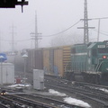 NY&A GP38-2 268 brings up the rear of a freight consist @ Jamaica. Photo taken by Brian Weinberg, 02/23/2003. (95kb)