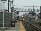 LIRR C-R bilevel coach @ Mineola. Photo taken by Brian Weinberg, 4/12/2001.
