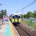 LIRR C-R 5017 @ Northport. Photo taken by Brian Weinberg, 7/4/2002.