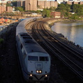 MNR P32AC-DM 211 @ Broadway Bridge. Photo taken by Brian Weinberg. 5/19/2003.
