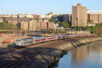 MNR P32AC-DM 202 @ Broadway Bridge. Photo taken by Brian Weinberg. 5/19/2003.