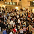 Grand Central Terminal. Very crowded main waiting room. Photo taken by Brian Weinberg, 6/1/2007.