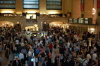Grand Central Terminal. Very crowded main waiting room. Photo taken by Brian Weinberg, 6/1/2007.