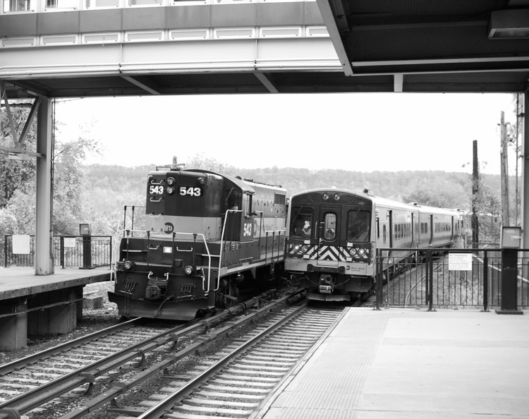 Metro-North GP-8 543 @ Spuyten Duyvil (Hudson Line).