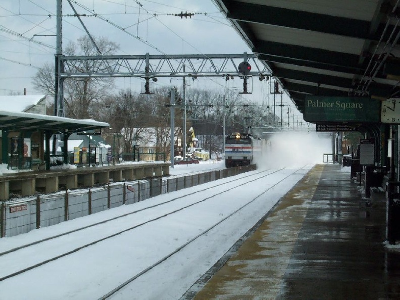 DCP_0162 | Amtrak E-60 603 @ Princeton Jct. Photo taken by Brian Weinberg, 12/31/2000.