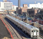 NJT Comet V 6020 @ Sunnyside Yard. Photo by Brian Weinberg, 01/09/2003.