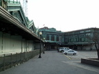 Exterior of Hoboken Terminal. Photo taken by Brian Weinberg, 03/25/2001.