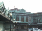 Exterior of Hoboken Terminal. Photo taken by Brian Weinberg, 03/25/2001.