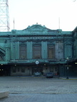 Exterior of Hoboken Terminal. Photo taken by Brian Weinberg, 03/25/2001.