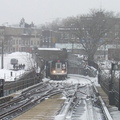 R-143 8259 @ Broadway Jct (L). Photo taken by Brian Weinberg, 02/17/2003. This was the Presidents Day Blizzard of 2003.