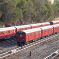 R-29 8783 / 8782 and R-33ML 8929 / 8928 @ Concourse Yard. Photo taken by Brian Weinberg, 8/1/2002.