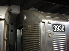R-32GE 3936 (and 3967) @ 34 St - Herald Square (F). Photo taken by Brian Weinberg, 2/18/2005.