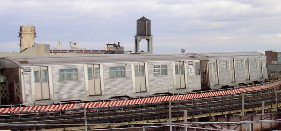 R-32 3701 @ Queensboro Plaza (N). Photo by Brian Weinberg, 01/09/2003.