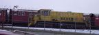 R-33ML 9171 @ Unionport Yard. Photo by Brian Weinberg, 02/15/2003. (89kb)