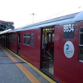 R-33ML 8834 @ E 180 St (5). Photo taken by Brian Weinberg, 8/7/2002.
