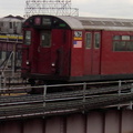 R-36WF 9673 @ Queensboro Plaza (7). Photo taken by Brian Weinberg, 01/09/2003.