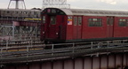 R-36WF 9673 @ Queensboro Plaza (7). Photo taken by Brian Weinberg, 01/09/2003.