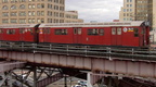 R-36WF 9619 @ Queensboro Plaza (7). Photo taken by Brian Weinberg, 01/09/2003.