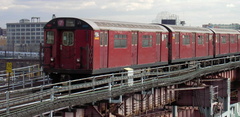 R-36WF 9584 @ Queensboro Plaza (7). Photo taken by Brian Weinberg, 01/09/2003.