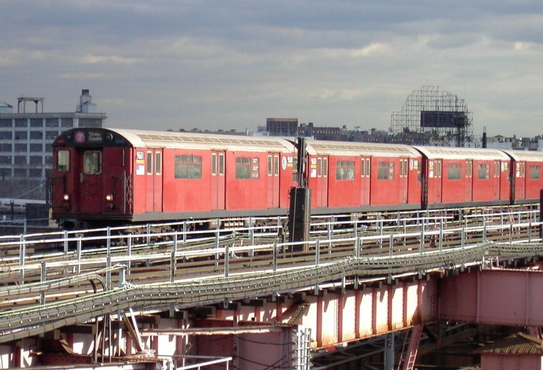 R-36WF ???? @ Queensboro Plaza (7). Photo taken by Brian Weinberg, 01/09/2003. PDRM1575a.jpg
