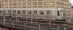R-40 @ Queensboro Plaza (N). Photo by Brian Weinberg, 01/09/2003.