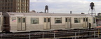 R-40 @ Queensboro Plaza (N). Photo by Brian Weinberg, 01/09/2003.