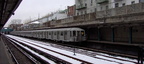 R-40 4179 @ Bay Parkway (N). Photo taken by Brian Weinberg, 02/15/2003. (119kb)