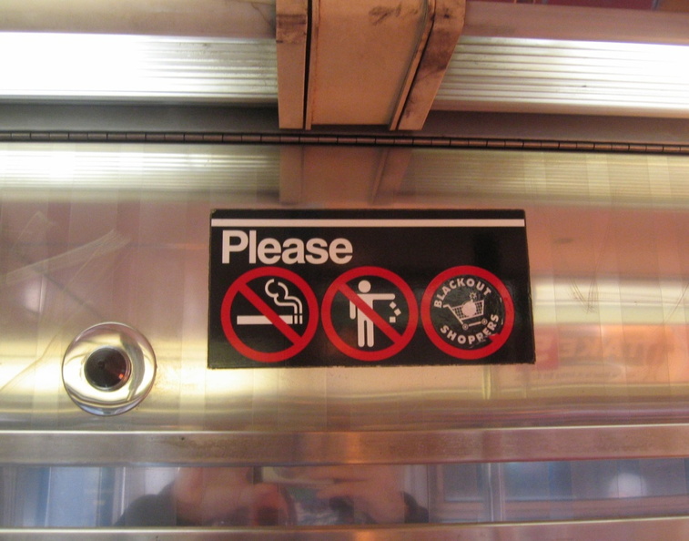 Blackout Shoppers...Please sticker on R-62A 2330 (1). Photo taken by Brian Weinberg, 3/7/2008. IMG_5062a.jpg
