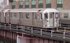 R-62A @ Queensboro Plaza (7). Photo by Brian Weinberg, 01/09/2003.