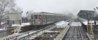 R-62A 1942 @ Saratogo Av (3). Photo taken by Brian Weinberg, 02/17/2003. This was the Presidents Day Blizzard of 2003.