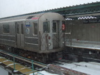 R-62A 1955 @ Van Siclen Av (3). Photo taken by Brian Weinberg, 02/17/2003. This was the Presidents Day Blizzard of 2003.