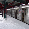 R-62A 2043 @ New Lots Av (3). Photo taken by Brian Weinberg, 02/17/2003. This was the Presidents Day Blizzard of 2003.