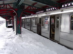 R-62A 2043 @ New Lots Av (3). Photo taken by Brian Weinberg, 02/17/2003. This was the Presidents Day Blizzard of 2003.