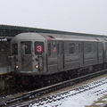 R-62A 1871 @ Junius St (3). Photo taken by Brian Weinberg, 02/17/2003. This was the Presidents Day Blizzard of 2003.
