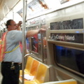 DCP_1140 - Night of the Manhattan Bridge changeover. Photo taken by Brian Weinberg, 07/22/2001.