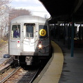 R-68 @ Sheepshead Bay (Q). Photo by Brian Weinberg, 11/27/2002. (158k)