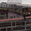 R-68 @ Queensboro Plaza (N/W). Photo by Brian Weinberg, 01/09/2003.