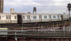 R-68 @ Queensboro Plaza (N/W). Photo by Brian Weinberg, 01/09/2003.