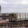 R-68 @ Queensboro Plaza (N/W). Photo by Brian Weinberg, 01/09/2003.