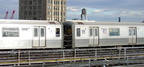 R-68 @ Queensboro Plaza (N/W). Photo by Brian Weinberg, 01/09/2003.