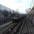 R-68 5154 @ 20 Av (W-Sea Beach). Photo taken by Brian Weinberg, 02/02/2003. (90kb)
