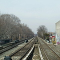 Looking north along the Brighton Line @ Kings Highway. Photo taken by Brian Weinberg, 3/31/2001.