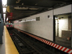 Open door to the sealed up northbound side platform @ 14 St-Union Square (4/5/6). Note the original tile seen on the inside wall