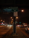 Sign posted on a column at 242 St - Van Cortlandt Park (1). Photo taken by Brian Weinberg, 12/27/2007.