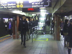 Reopened escalator @ 34 St - Herald Sq. This leads up from the NB platform to the 34 St mezzanine. Photo taken by Brian Weinberg