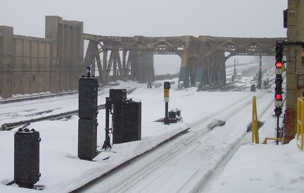 4 Av-9 St, after having just missed the last (F) [an R-32!] before the line was shut down. Photo taken by Brian Weinberg, 02/17/