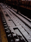 Snow @ 96 St (1/2/3/9). Photo taken by Brian Weinberg, 02/17/2003. This was the Presidents Day Blizzard of 2003.