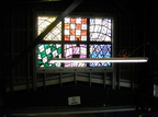 Stained glass @ Broadway Junction (L).  Photo by Brian Weinberg.