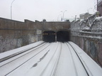 Portal @ Broadway Junction (L). Photo taken by Brian Weinberg, 02/17/2003. This was the Presidents Day Blizzard of 2003.