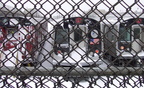 R-143 @ Canarsie Yard. Photo taken by Brian Weinberg, 02/17/2003. This was the Presidents Day Blizzard of 2003.